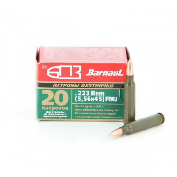 Munitions Barnaul 223 /55 gr par 20